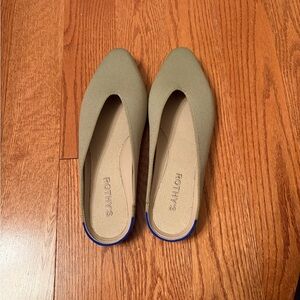 Rothy's Olive and Blue Women's Flats